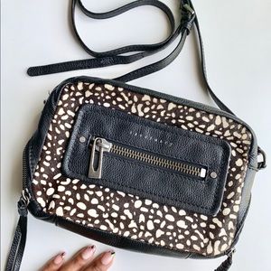 Sanctuary Leather & Calf Hair Crossbody Bag